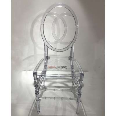 Rental Channel Chair Clear Wedding Chair