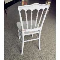 White Acrylic Resin Napoleon Chair